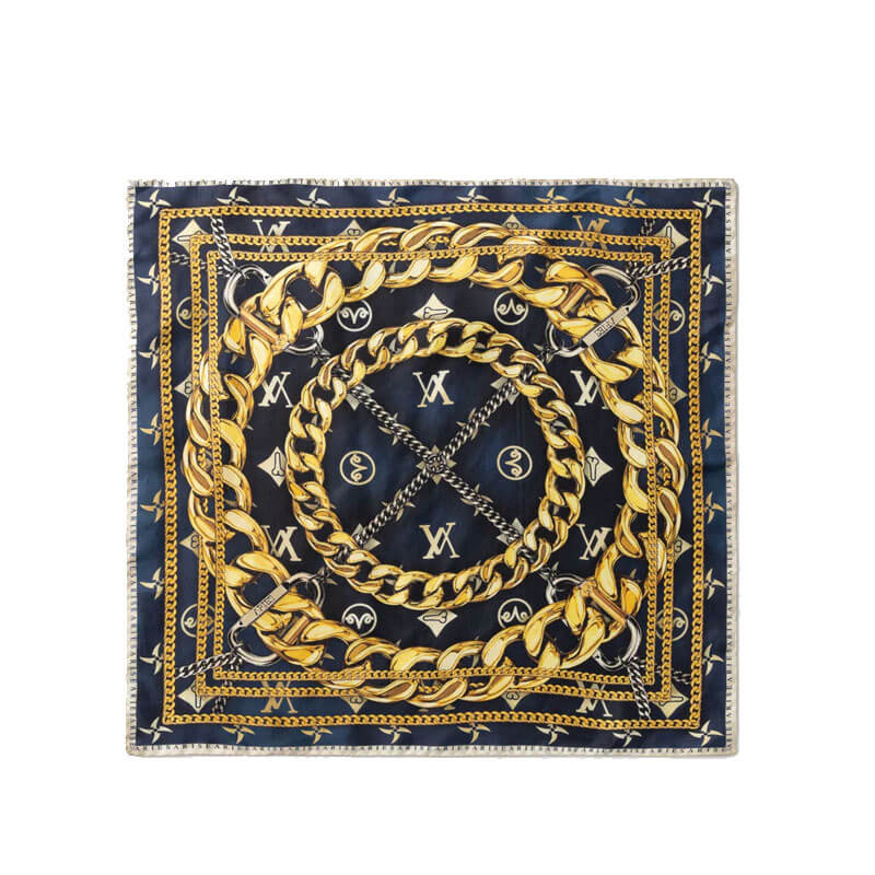 ARIES-ARISE-Chain-Print-Silk-Bandana-Multi ARIES-ARISE-Chain-Print-Silk-Bandana-Multi