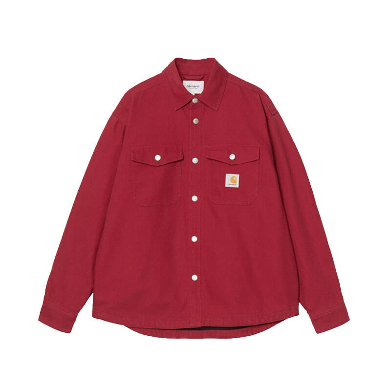CARHARTT-Selby-Shirt-Jacket-Scarlet CARHARTT WIP Selby Shirt Jacket
