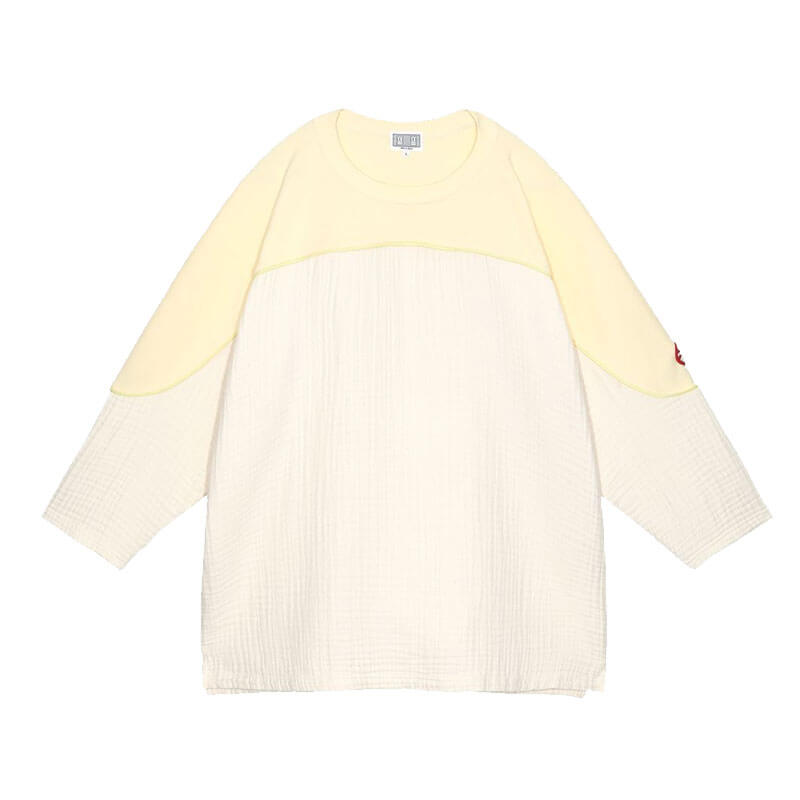 CAV EMPT Gauze FB Crewneck – Beige (1) CAV EMPT Gauze FB Crewneck - Beige