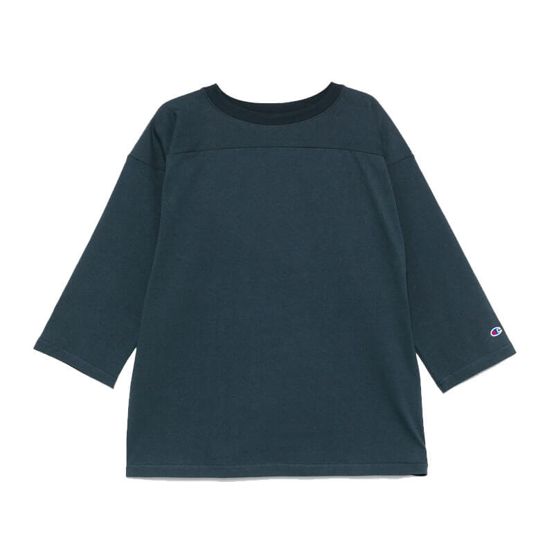 CHAMPION-MADE-IN-USA-MADE-IN-USA-3-4-Sleeve-Tee-Navy CHAMPION MADE IN USA 3/4 Sleeve Tee - Navy