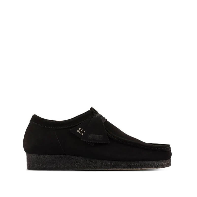 CLARKS ORIGINALS Wallabee Shoes - Black Suede CLARKS ORIGINALS Wallabee Shoes - Black Suede