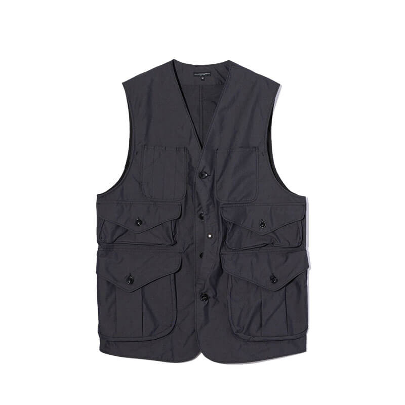 Engineered-Garments-Hunting-Jacket-Charcoal-CP-Weather-Poplin ENGINEERED GARMENTS Hunting Jacket