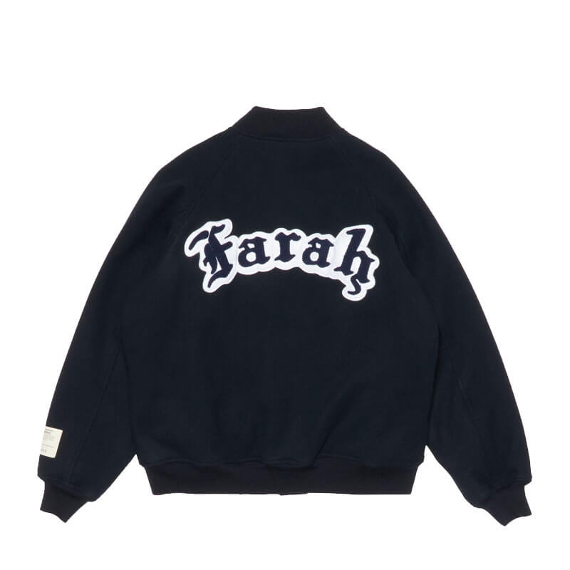 FARAH-Varsity-Jacket-Navy-2 FARAH®︎ JAPAN Varsity Jacket - Navy