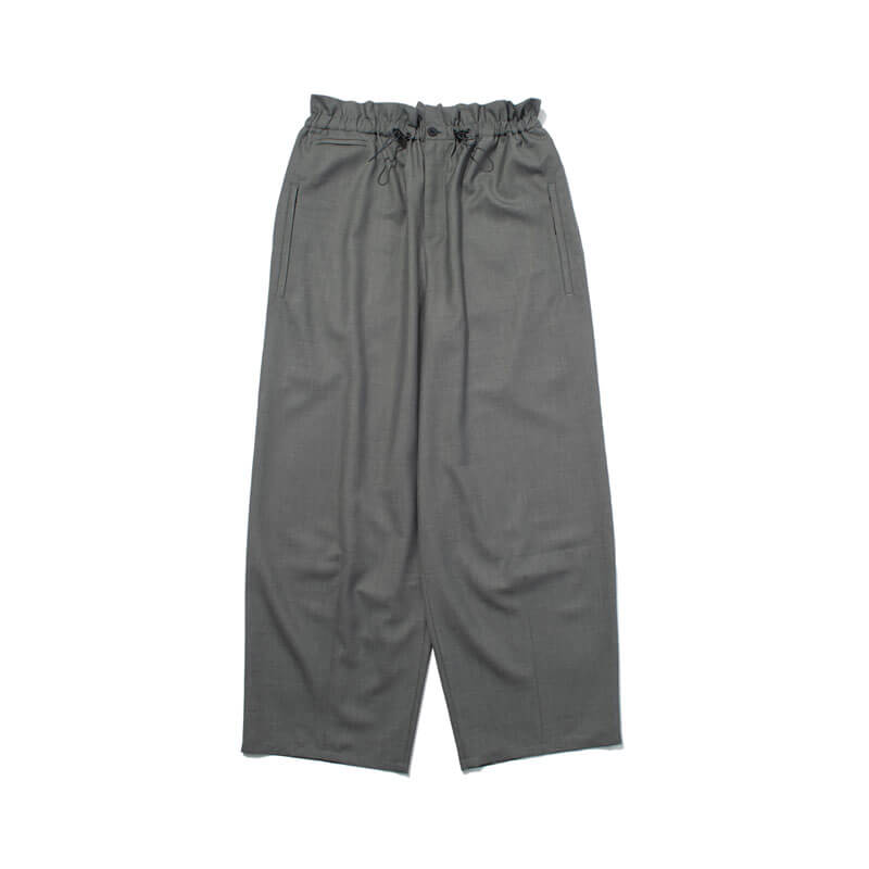 F_Ce-TWISTWOOL-WIDE-TROUSERS-Gray F/CE. Twistwool Wide Trousers