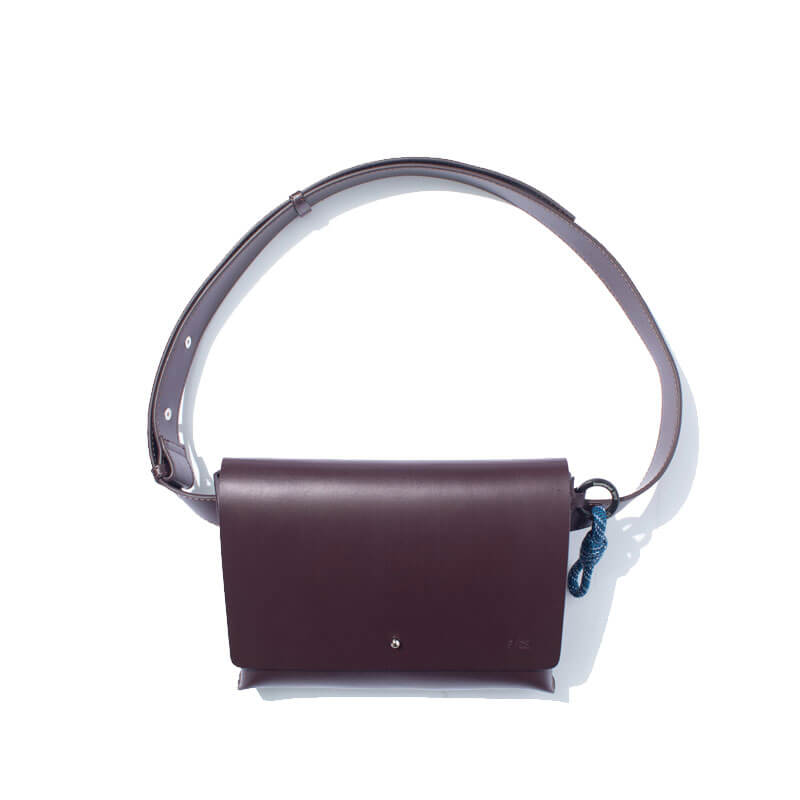 F_Ce-Tech-Leather-Belt-Pouch-Wine F/CE. Tech Leather Belt Pouch - Wine