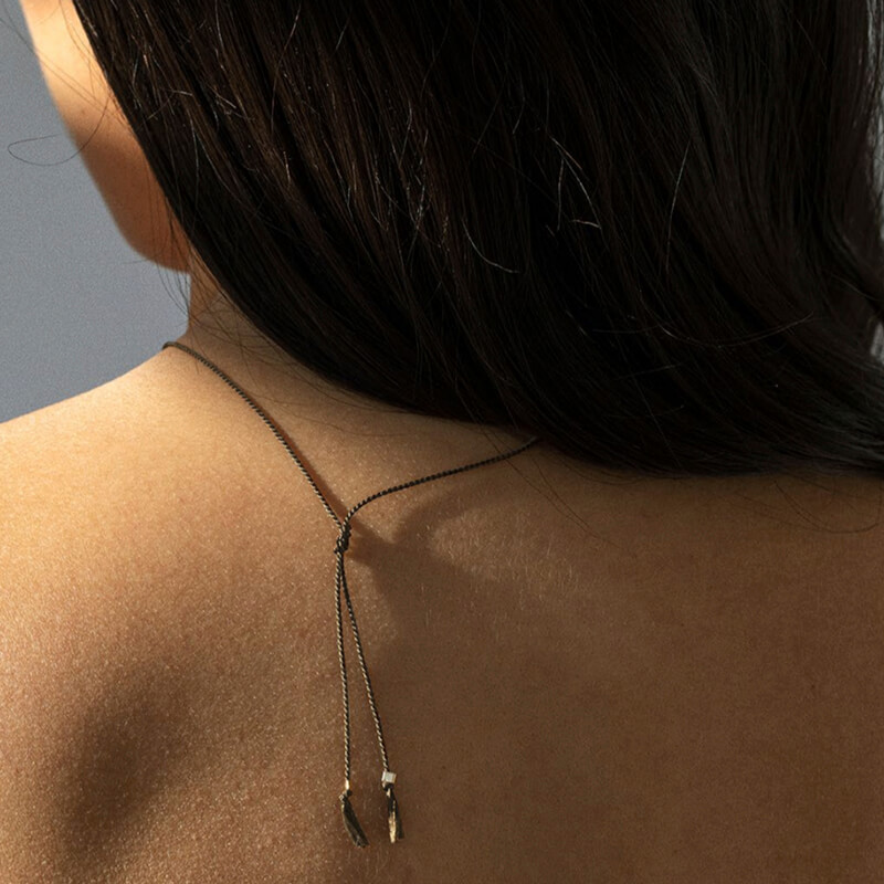 LABRO seta necklace almond1 LABRO seta necklace almond1