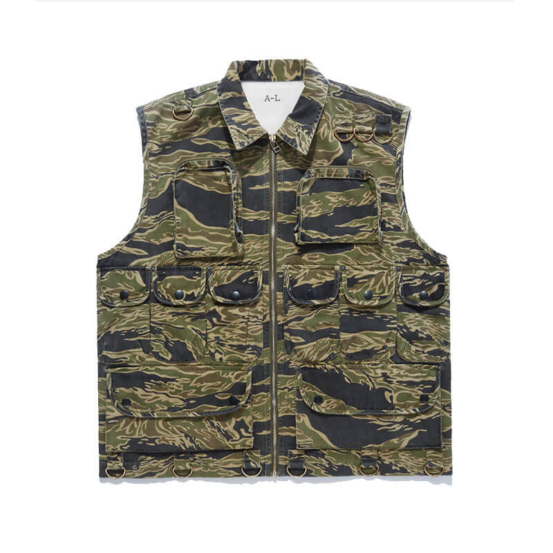 MAHARISHI Ciso Combat Vest - Mint Gold Tigerstripe MAHARISHI Ciso Combat Vest - Mint Gold Tigerstripe