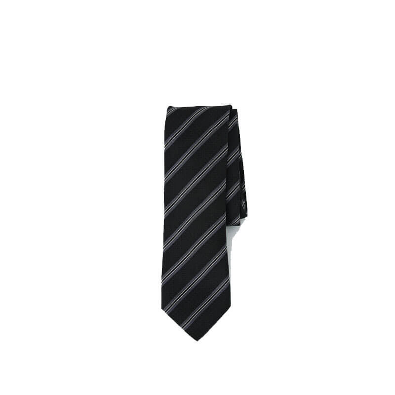 Mfpen-Banquet-Tie-Black-Wide-Stripe MFPEN Banquet Tie