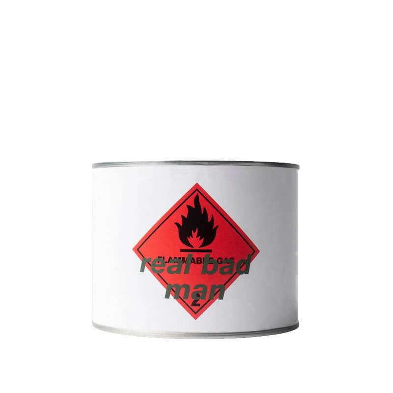 REAL BAD MAN Flammable Gas Candle - White REAL BAD MAN Flammable Gas Candle - White