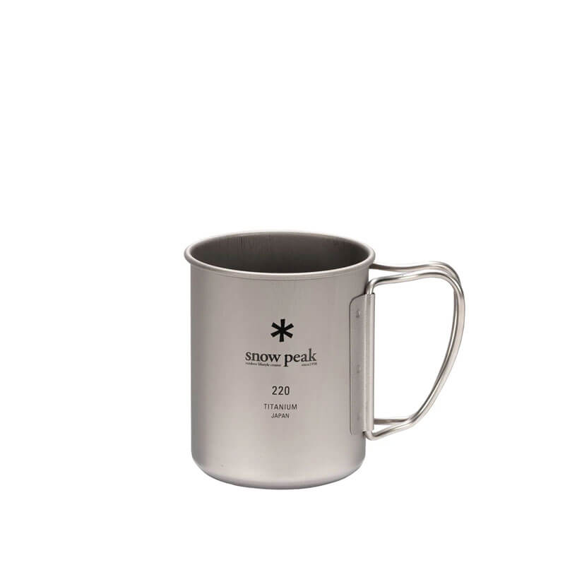 SNOW-PEAK-Titanium-Single-Wall-Mugs-220-ml SNOW PEAK Titanium Single Wall Mugs 220ml