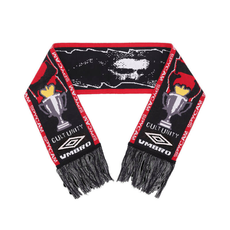 UMBRO-x-SLAM-JAM-Cult-Unity-Scarf-No-Wash-BLK0042-Black-Red UMBRO Cult Unity Scarf