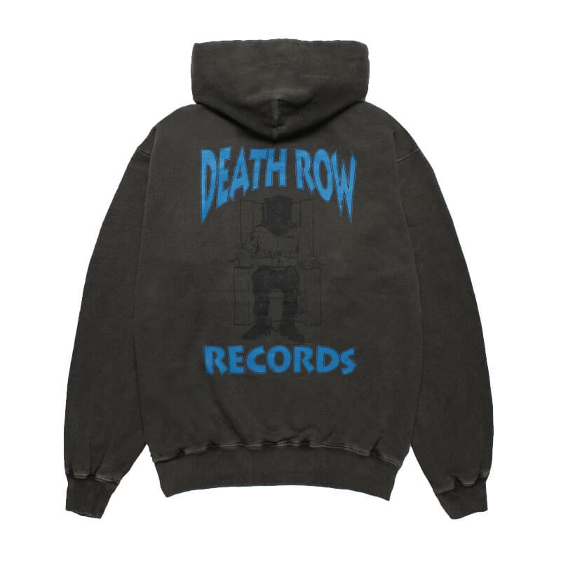 WACKO-MARIA-Death-Row-Record-Hoodie-Gray-2 WACKO MARIA Death Row Records Hoodie - Gray