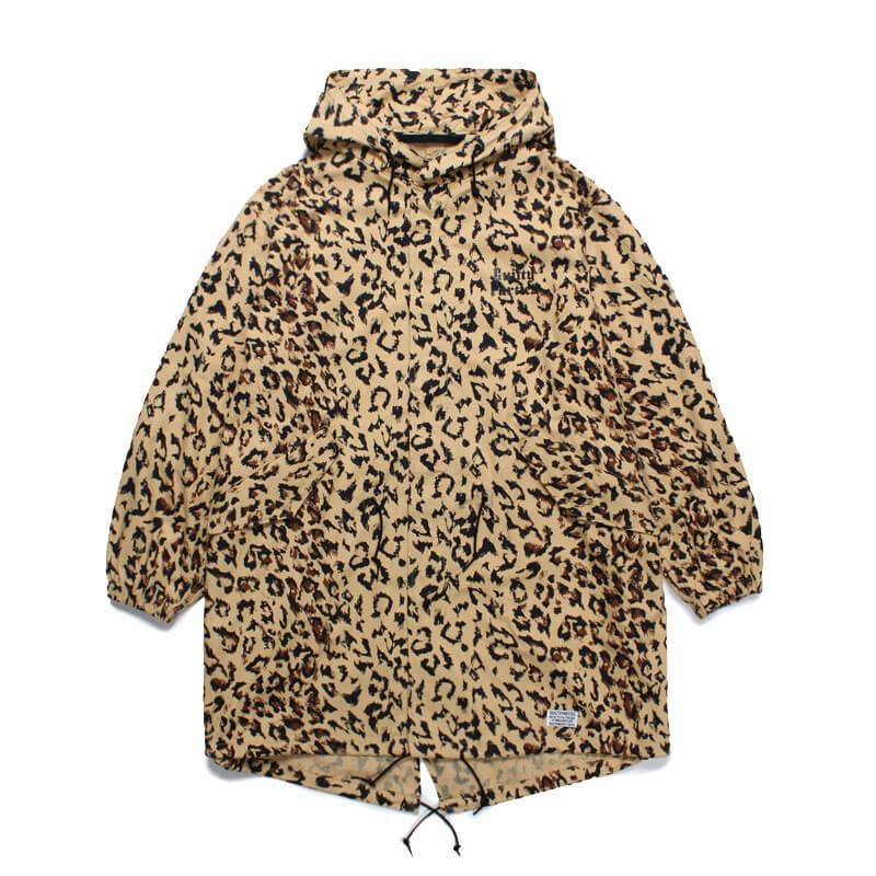 WACKO-MARIA-Leopard-Mood-Coat-Beige WACKO MARIA Leopard Mood Coat