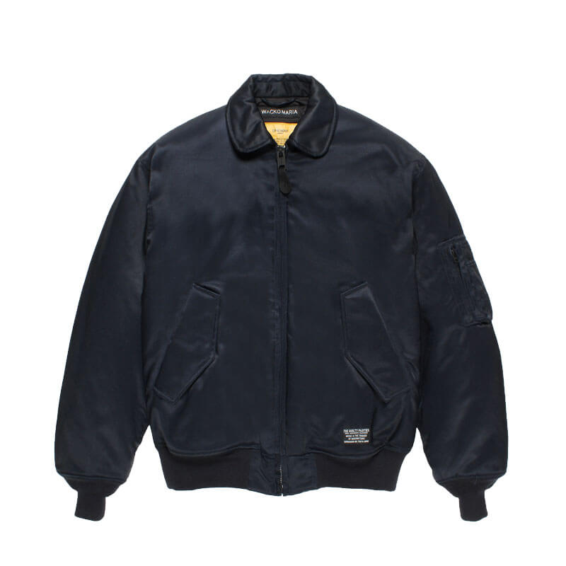 WACKO-MARIA-Spiewak-CWU-45-Flight-Jacket-Navy WACKO MARIA Spiewak CWU-45 Flight Jacket
