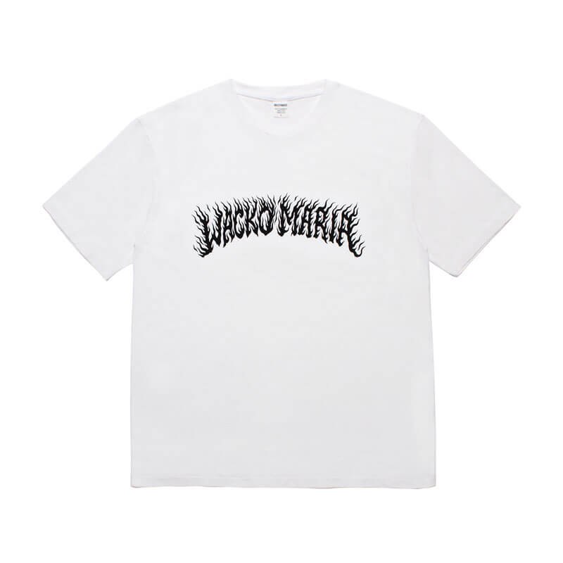 WACKO-MARIA-Tim-Lehi-Heavyweight-Tee-White WACKO MARIA Tim Lehi Heavyweight Tee - White