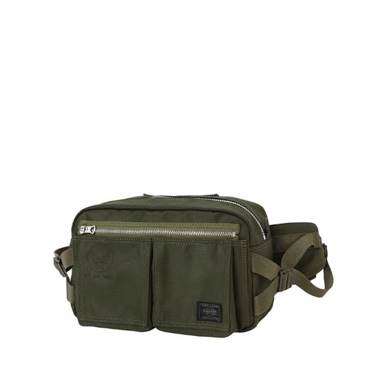 PORTER YOSHIDA & CO. Flying Ace Waistbag - Olive PORTER YOSHIDA & CO. Flying Ace Waistbag - Olive