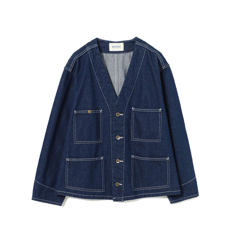BEAMS-BOY-Denim Engineer Jacket – Indigo (1) BEAMS BOY Denim Engineer Jacket
