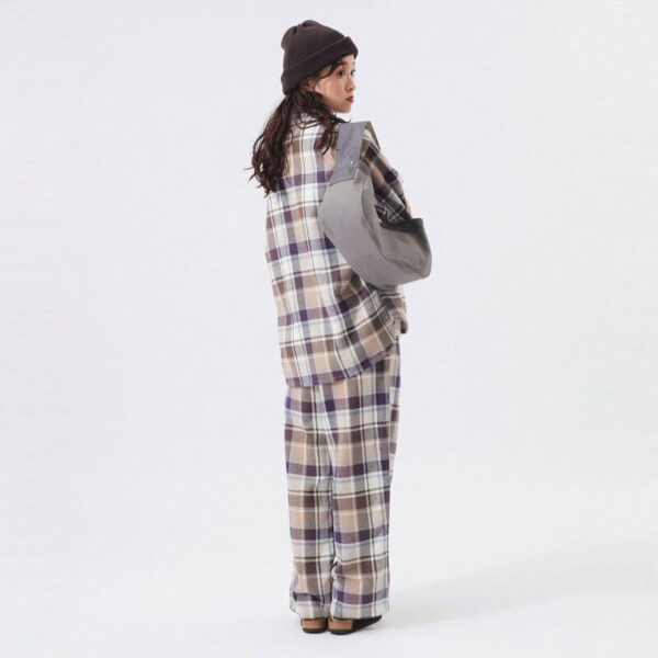 BEAMS BOY Work Check Easy Pants