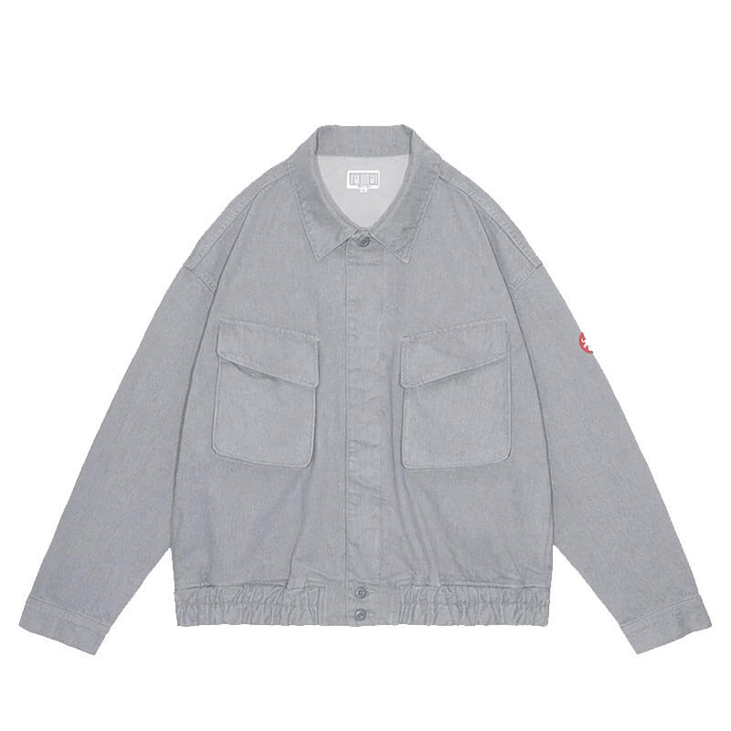 CAV-EMPT-Warm-Ash Community Button Jacket – Grey (1) CAV EMPT Ash Community Button Jacket