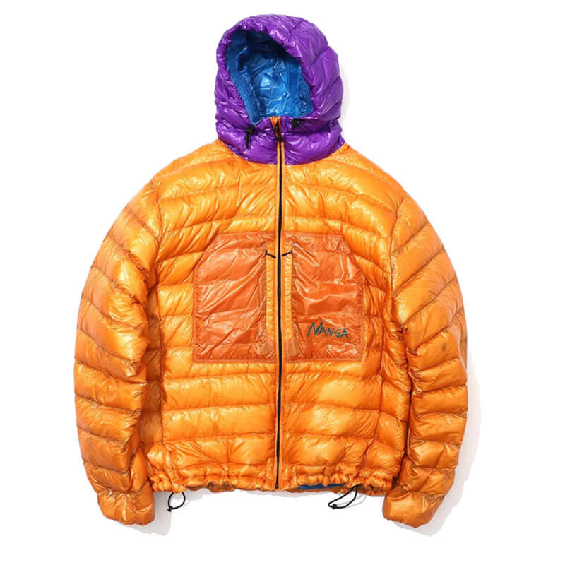 NANGA-Ultilight Packable Down Parka – Orange (1) NANGA Ultilight Packable Down Parka - Orange