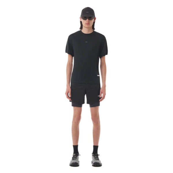 SATISFY® AuraLite™ Pleated T-Shirt - Black