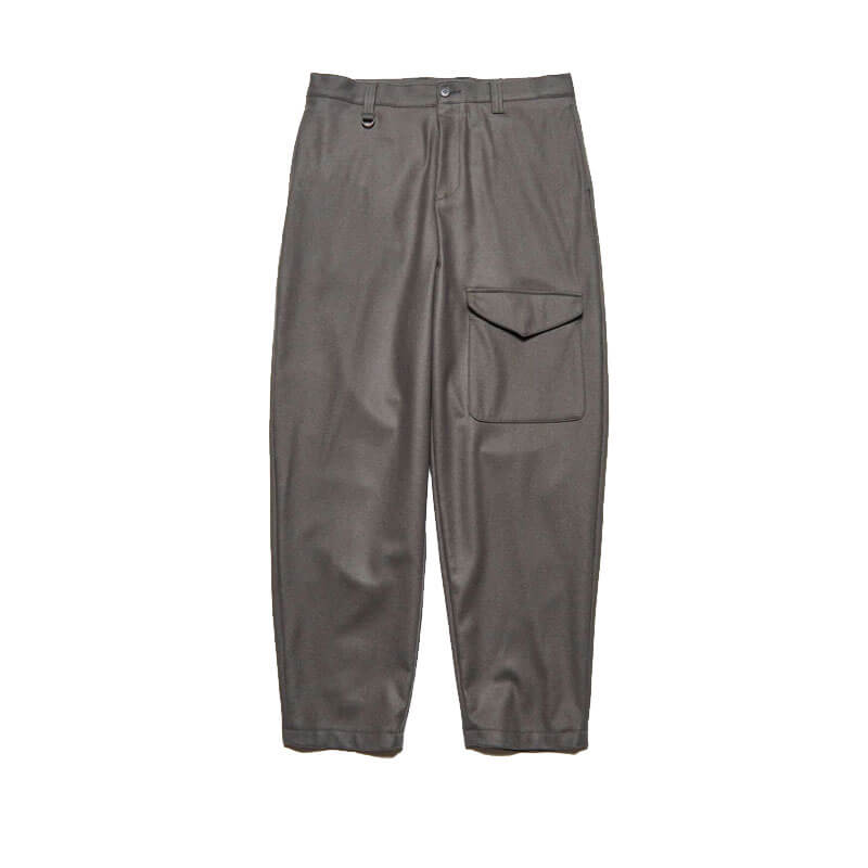 SOPHNET-Light Melton Wool Royal Navy Pants – Charcoal Gray (1) SOPHNET. Light Melton Wool Royal Navy Pants