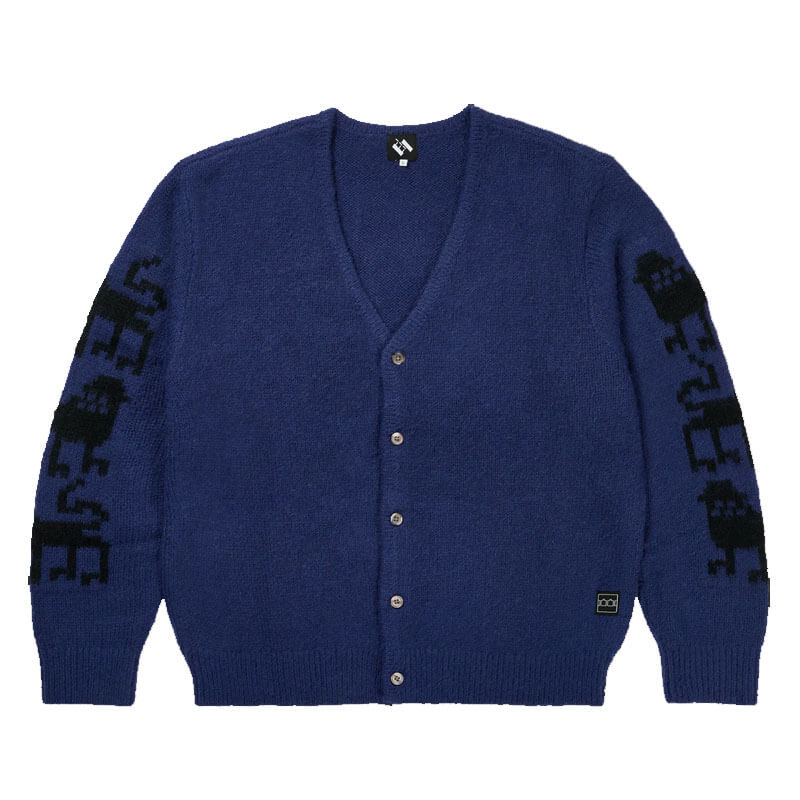 THE-TRILOGY-TAPES-TTT-3-Lions-Cardigan-–-Dream-Blue TTT 3 Lions Cardigan