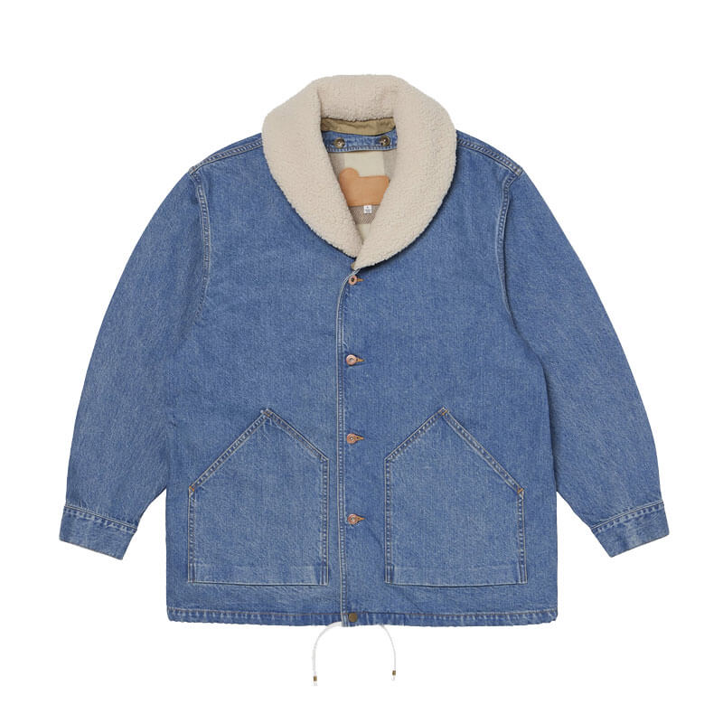 WOOLRICH-JAPAN-11 5oz Denim Ranch Jacket Indigo Blue (1) WOOLRICH JAPAN 11.5oz Denim Ranch Jacket