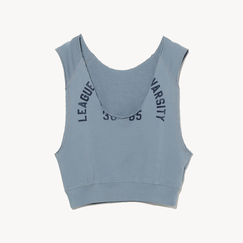 BEAMS BOY Cutoff Sweater Vest – Sax (1) BEAMS BOY Cutoff Sweater Vest – Sax