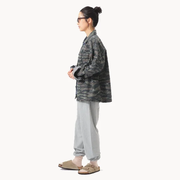 BEAMS BOY Ripstop Military Jacket – Charcoal