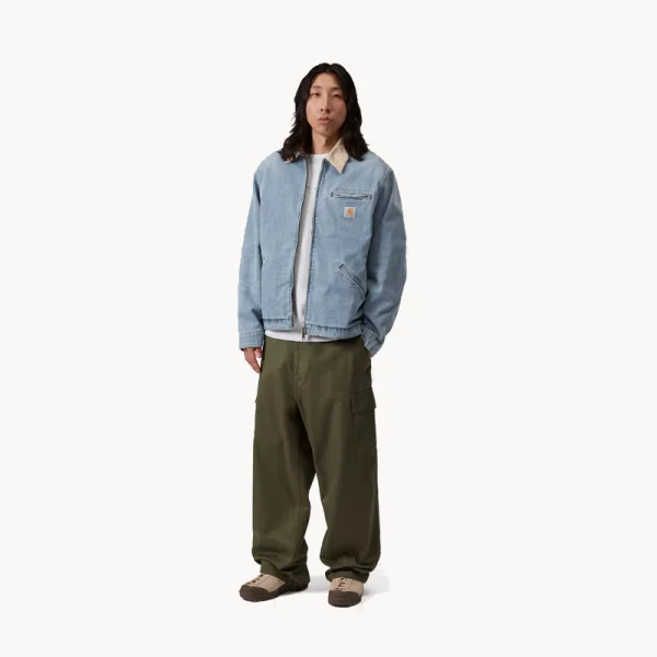 CARHARTT WIP OG Detroit Jacket - Blue Denim Dusty H Brown