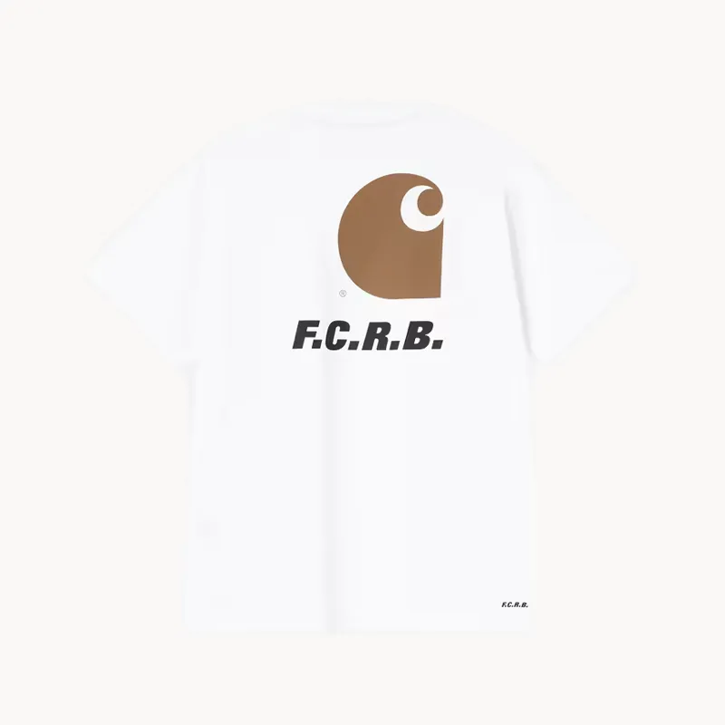 CARHARTT WIP x F.C.R.B. Pocket SS Tee - White 2 CARHARTT WIP x F.C.R.B. Pocket SS Tee - White