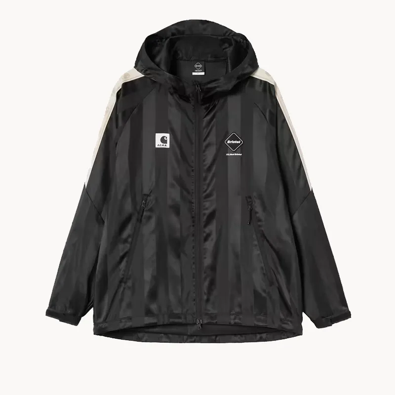 CARHARTT WIP x F.C.R.B. Warm Up Jacket - Black CARHARTT WIP x F.C.R.B. Warm Up Jacket - Black