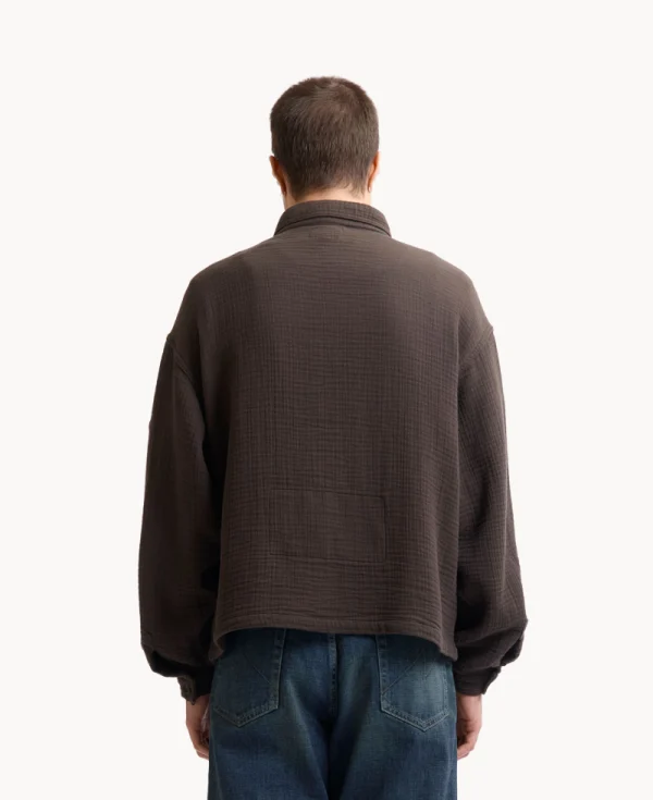 CAV EMPT Cotton Gauze Short Shirt Jacket – Charcoal