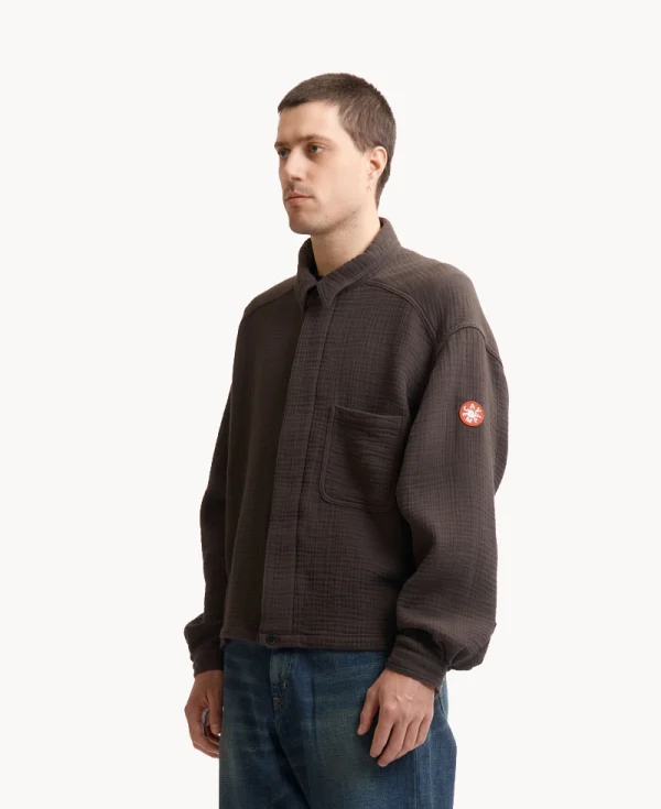 CAV EMPT Cotton Gauze Short Shirt Jacket – Charcoal