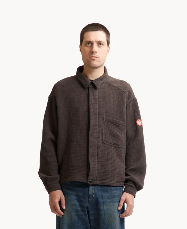 CAV EMPT Cotton Gauze Short Shirt Jacket – Charcoal