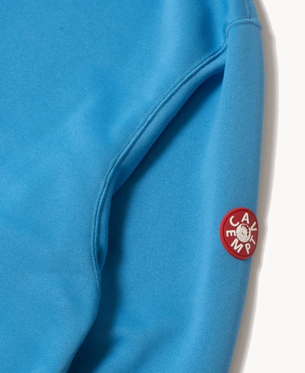 CAV EMPT PE Jersey Collared Zip-up – Blue