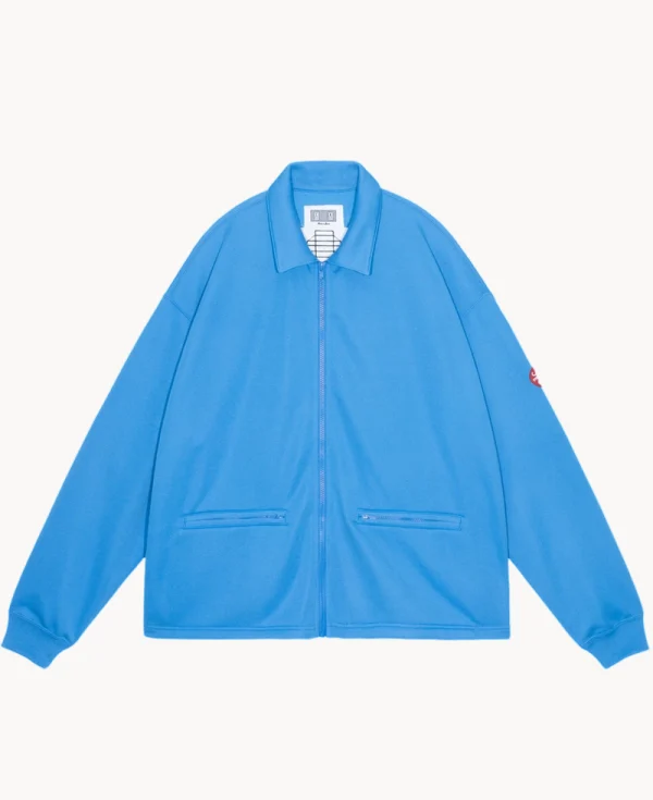 CAV EMPT PE Jersey Collared Zip-up – Blue