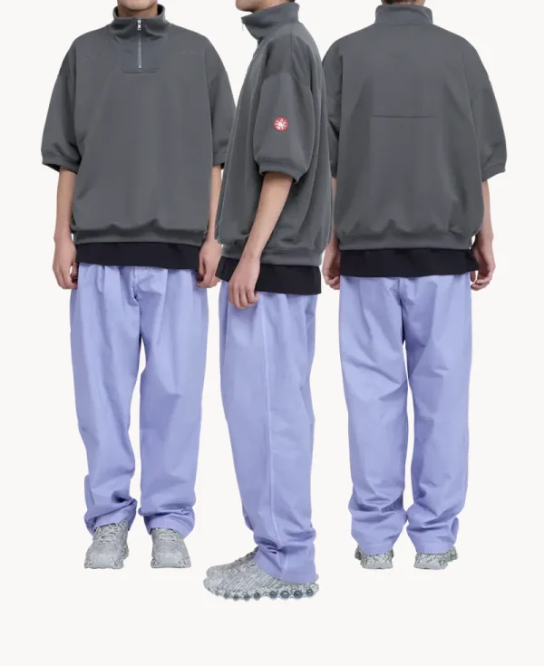 CAV EMPT PE Jersey SS Half-zip – Charcoal