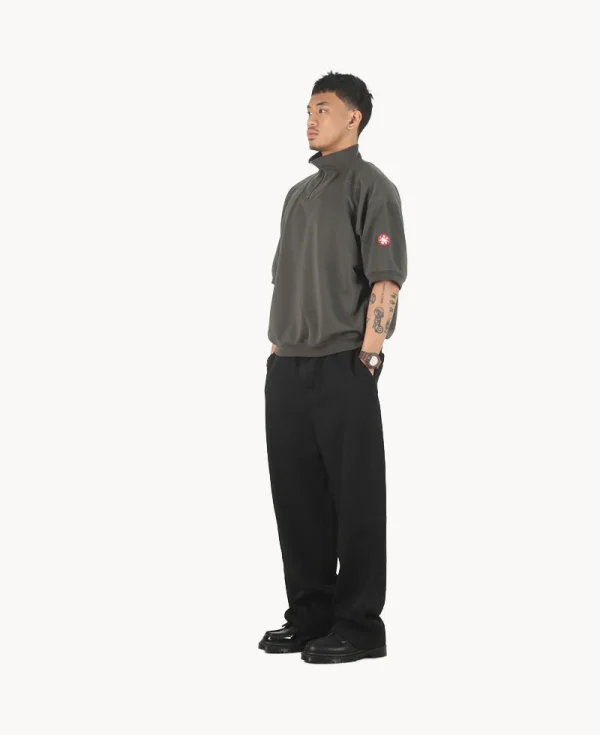 CAV EMPT PE Jersey SS Half-zip – Charcoal