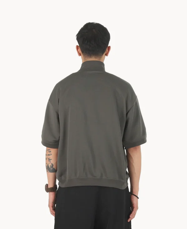 CAV EMPT PE Jersey SS Half-zip – Charcoal