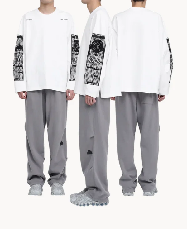 CAV EMPT cMD SitCon Heavy Longsleeve T – White