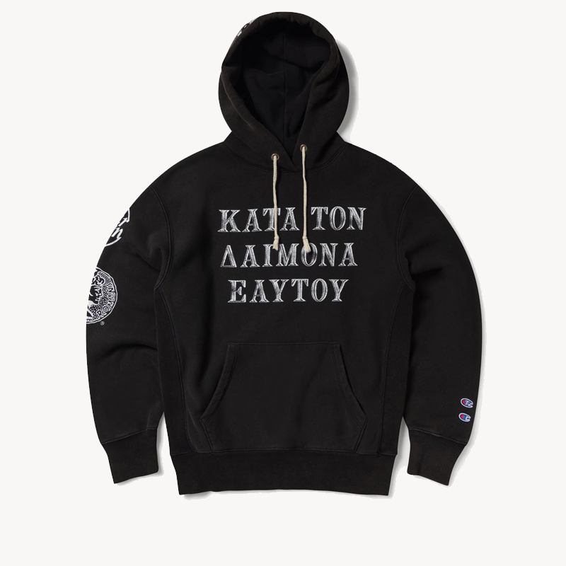 Champion x Aries Demon Hoodie Black (6) ARIES x CHAMPION Demon Hoodie - Black