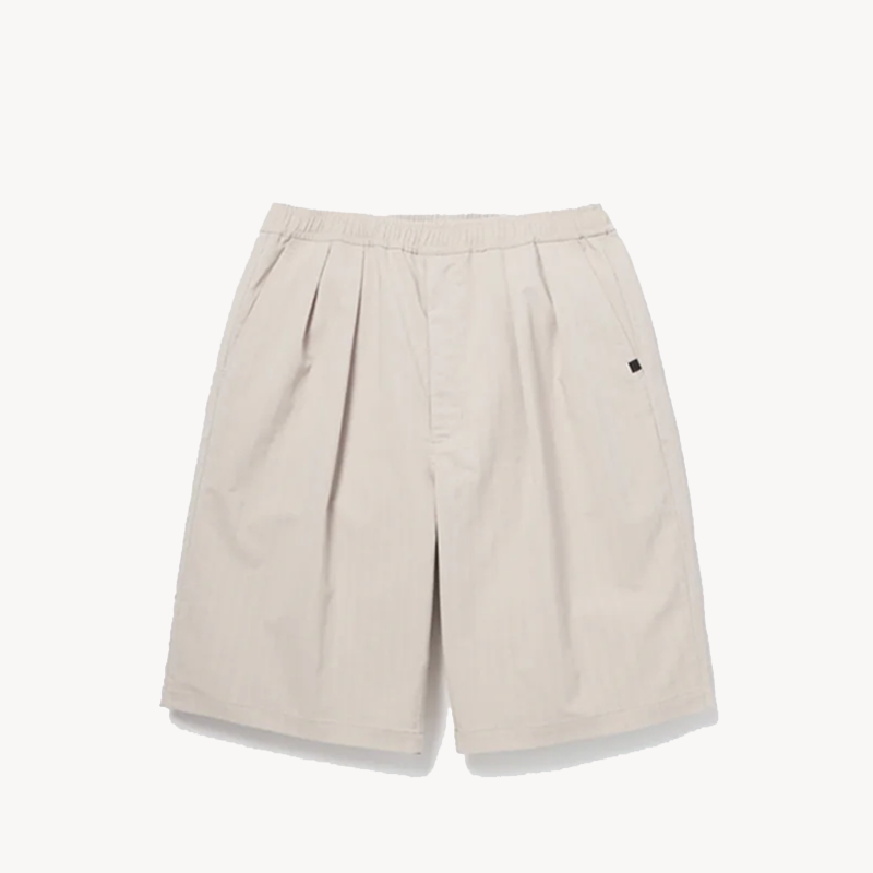 DAIWA PIER39 Tech Easy Heeringbone Shorts – Ecru (1) DAIWA PIER39 Tech Easy Heeringbone Shorts – Ecru