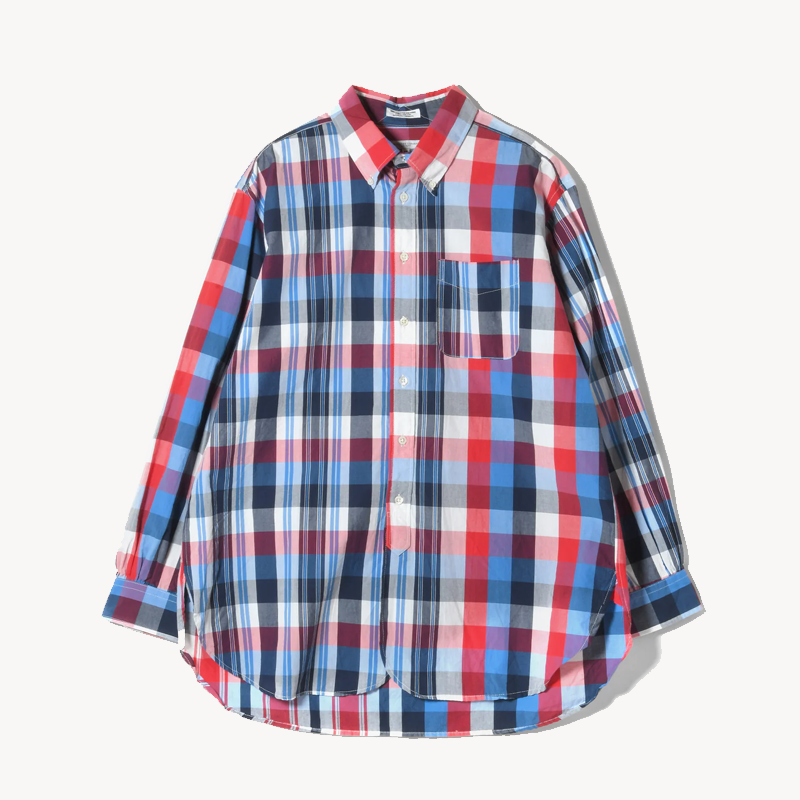 ENGINEERED GARMENTS 19 Century BD Shirt – Blue Red Block Check (1) ENGINEERED GARMENTS 19 Century BD Shirt – Blue Red Block Check