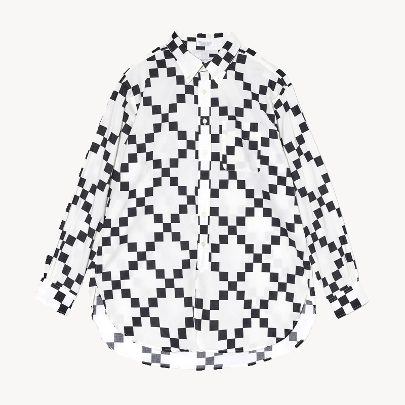 ENGINEERED GARMENTS 19 Century BD Shirt – White Black Checker (1) ENGINEERED GARMENTS 19 Century BD Shirt – White Black Checker