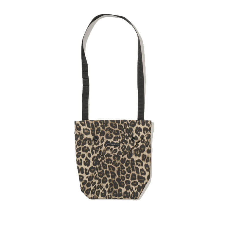 Engineered-Garments-Carry-Shoulder-Pouch-Brown-Nyco-Leopard-Print