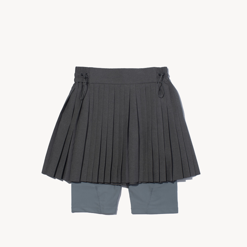 F Ce Arc Pleat Skirt – Gray (1) F Ce Arc Pleat Skirt – Gray