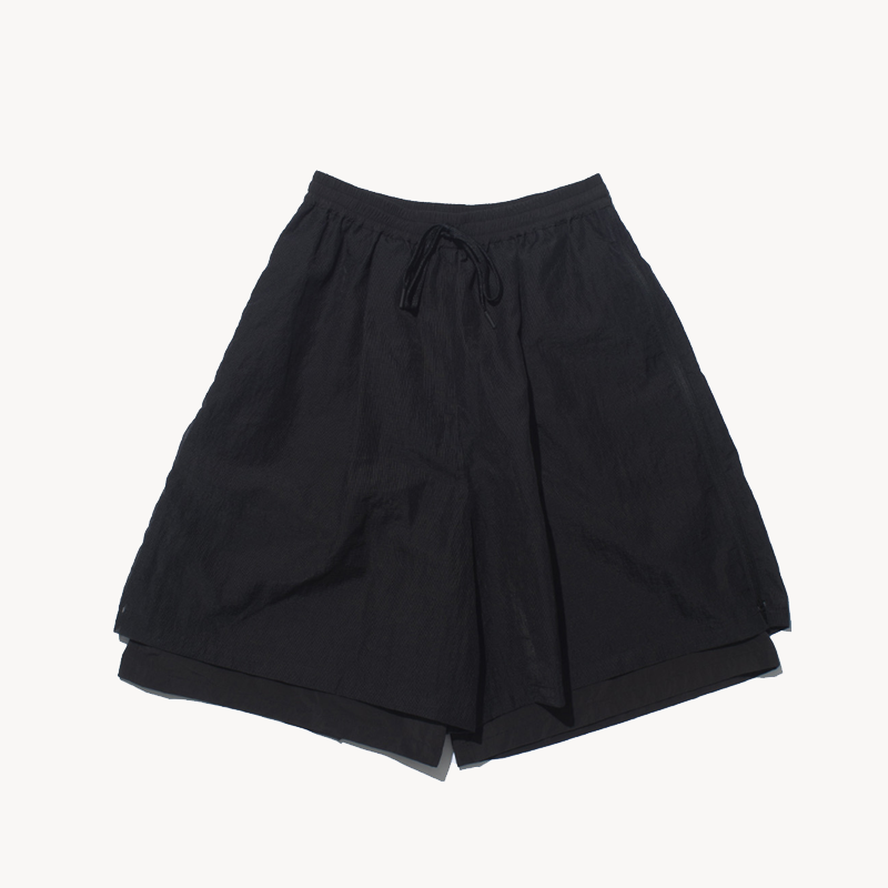 F Ce Mesh Layered Wide Short – Black 01 F/Ce. Mesh Layered Wide Short - Black