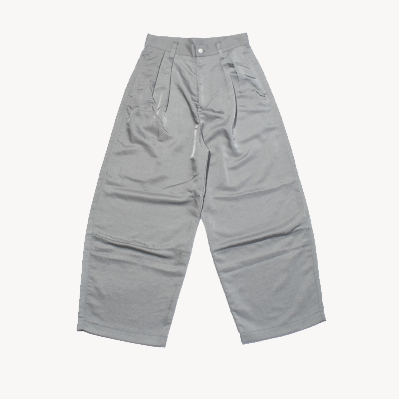 FCe Two Tuck Wide Pants – Gray (1) Two Tuck Wide Pants - Gray